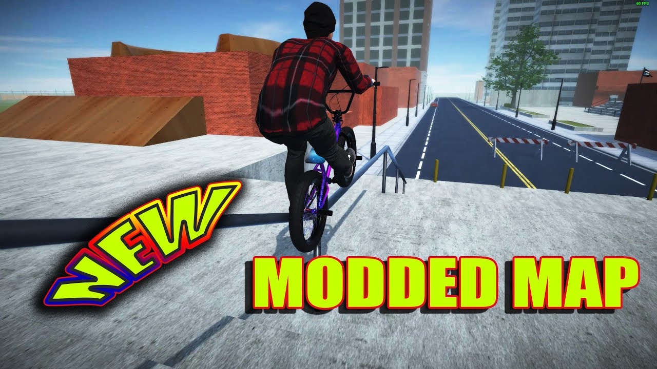 bmx pipe modded map download