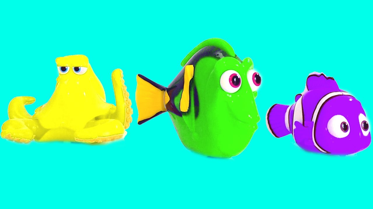 Best Learning Colors Video for Children Disney Finding Dory Toy Color