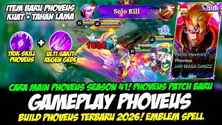CARA MAIN PHOVEUS SEASON 41   TIPS PHOVEUS PATCH BARU❗BUILD PHOVEUS TERSAKIT 2026❗TOP GLOBAL PHOVEUS