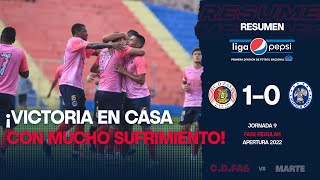 Resumen: Victoria en casa con MUCHO SUFRIMIENTO | FAS 1-0 Atlético Marte | Jornada 9 - Apertura 2022