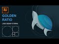 How to Design logo with Golden Ratio in Illustrator | #logodesignprocess | SoftAsia Design