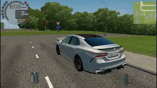 We go to Camry on a busy highway! / City Car Driving Simulator screenshot 5
