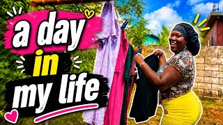 A DAY IN MY LIFE | LAUNDRY + RUNNING ERRANDS ￼+ ￼ DAILY ROUTINE 💕￼