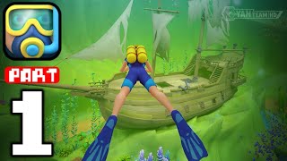 Aquatica - Gameplay Walkthrough Part 1 Diving for Marine Mapping (iOS,Android)