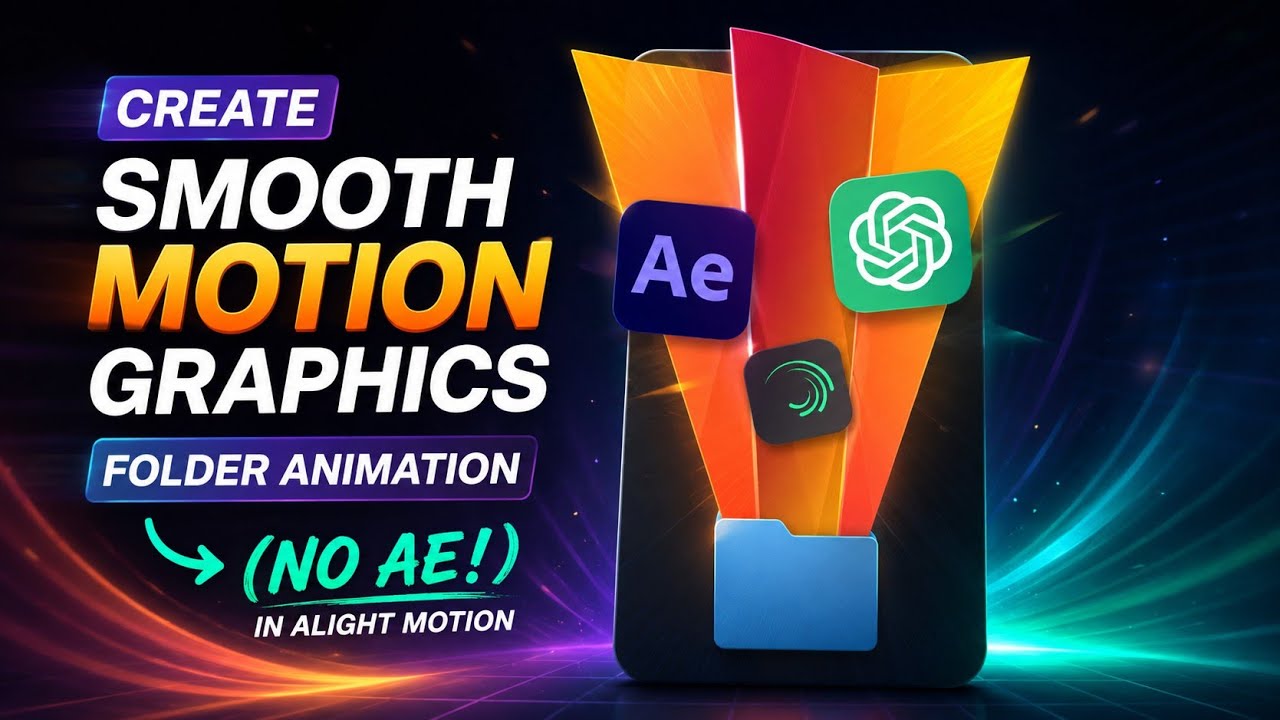 Create Smooth Motion Graphics Folder Animation (No AE!) - YouTube