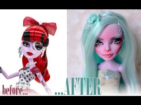 Repainting Operetta Monster High doll - YouTube