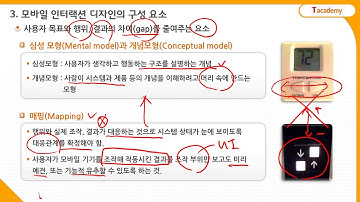 UX/UI기획 기초 4강 사용자 인터랙션(Interaction) 디자인에 대한 이해 | T아카데미