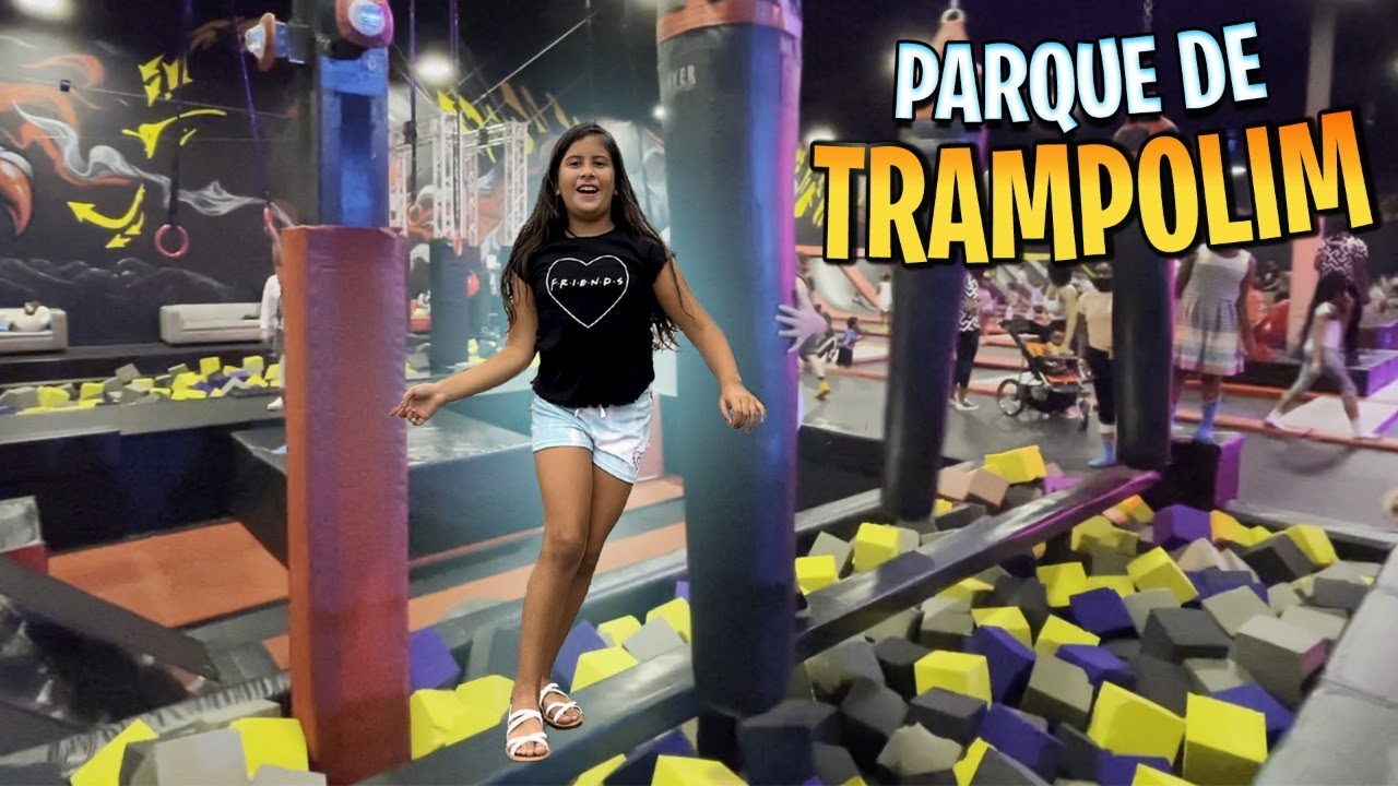 O MAIOR PULA PULA DOS ESTADOS UNIDOS – PARQUE DE TRAMPOLIM NOS EUA