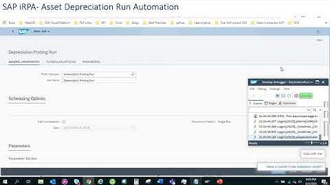 SAP iRPA – Asset Depreciation Run Automation