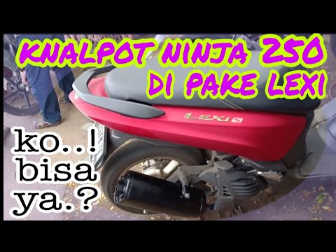 Ko bisa ya Knalpot  standar  ninja 250 d pasang d Yamaha 