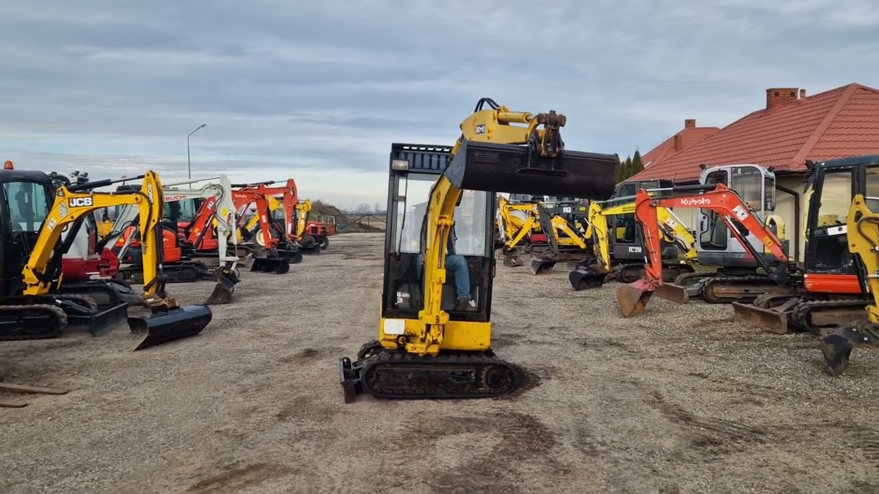 Minikoparka JCB 8018 2001r rozsuwane podwozie