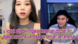 pertemuan pertama kali Ari agassi dengan ulan ternyata lucu sekali dan bikin ngakak