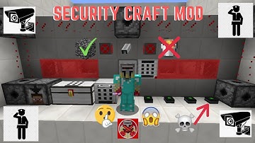 Mod Showcase #12: Security Craft Mod (Minecraft 1.12.2)