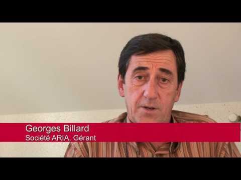 Interview de Georges Billard, Gérant de l'entreprise Aria.