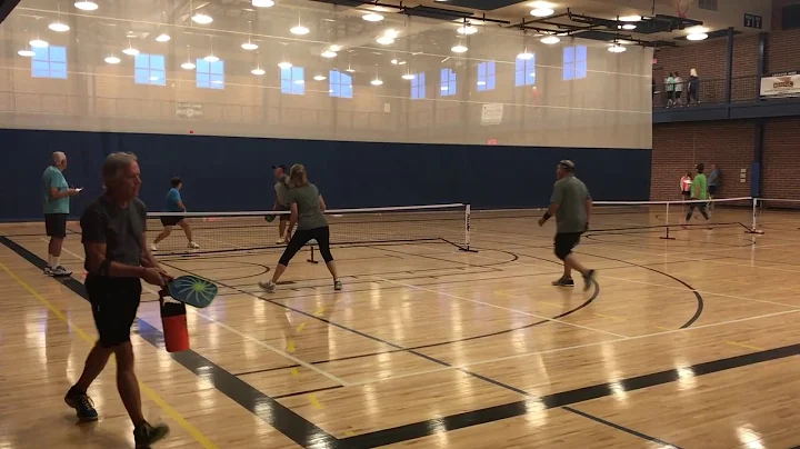 Deana & George VS Billy & Elaine 5-12-17 Pickleball