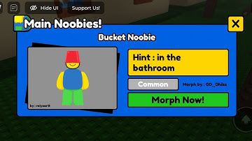 How To Get Bucket Noobie | Find The Noobies Morph