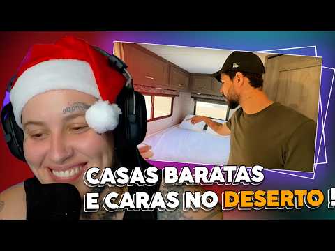 Miniatura do vídeo CASA MAIS BARATA VS. CASA MAIS CARA DO DESERTO! ( React Balian )