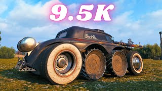 Panhard EBR 105  9.5K Damage & EBR 105  9.8K dmg 10 Kills & 2x EBR 105  World of Tanks Replays