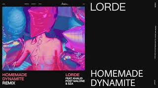 Video thumbnail of "Lorde - Homemade Dynamite (Remix) [feat. Khalid, Post Malone & SZA]"