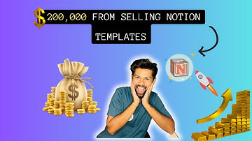 How Easlo made $200,000 by selling Notion templates! #notion #notiontemplates #digitalproduct