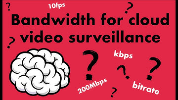 Bandwidth Requirements for Cloud CCTV (Made Easy!)