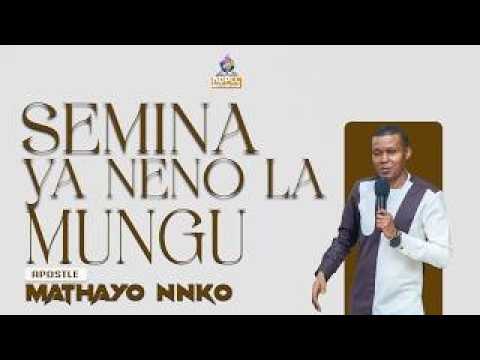 DAY O4.MISINGI YA KUKUA KATIKA NEEMA YA KUMJUA MUNGU | APOSTLE MATHAYO NNKO
