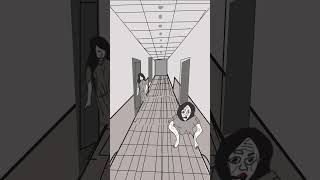 scary stories  I made you look #shorts #animation #ghost #witch #hospital