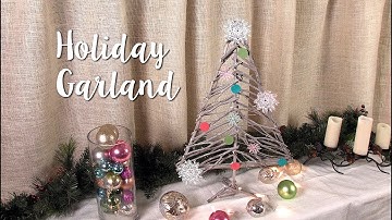 How to Make a Snowflake Holiday Garland - Sizzix