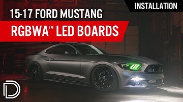 How to Install 2015-2017 Ford Mustang RGBWA™ DRL LED Boards by Diode Dynamics