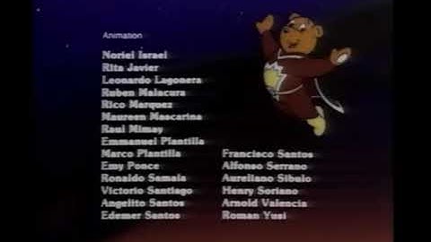 Титры "The Further Adventures of SuperTed" (1989)