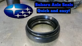 Subaru Axle Seal Replacement How - To