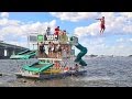 INSANE TRAMPOLINE BOAT!!