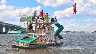 INSANE TRAMPOLINE BOAT!!