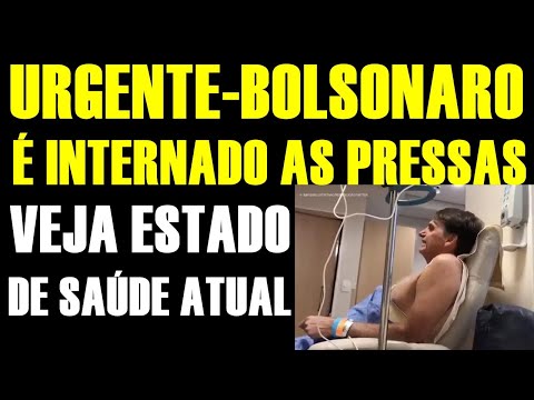 BOLSONARO DE NOVO HOSPITAL-VEJA COMO ESTÁ EX PRESIDENTE