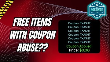 Business Logic Flaw Leads to FREE ITEMS Through COUPON ABUSE