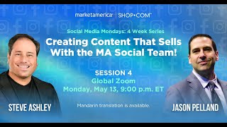 Social Media Success Series: Session 4 – Creating Content that Sells with the MA Social Team (CH)
