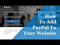 How To Add A PayPal Button To Your Website 2019