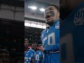Meant to be here 😤 Penei Sewell's passionate pregame speech | Detroit Lions #shorts