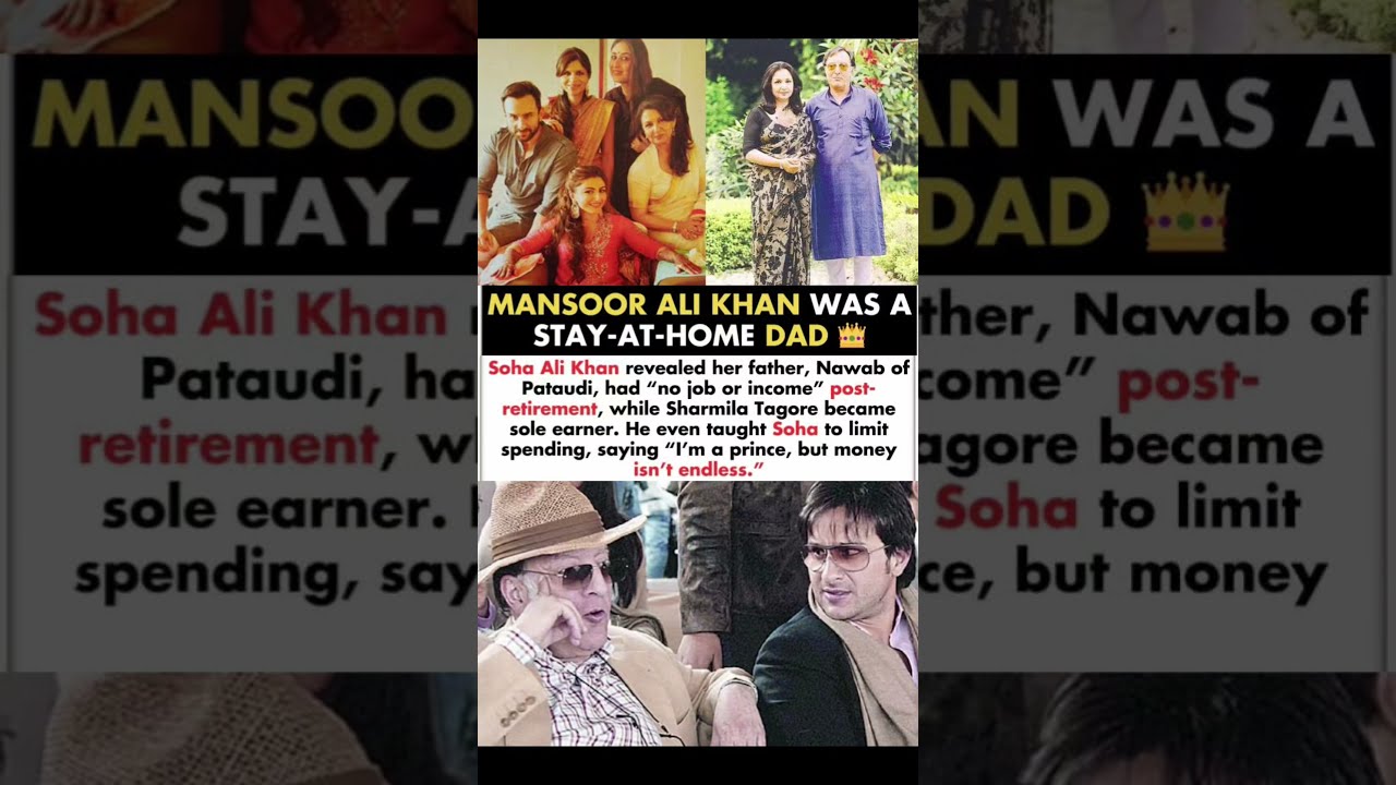 Soha Ali Khan Revealed Her Dad Had No Job Was A Stay At Home Sohaalikhan News
