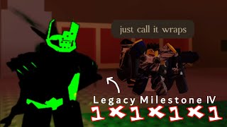LEGACY Milestone IV 1x1x1x1 VS. MILESTONE IV Survivors in Forsaken