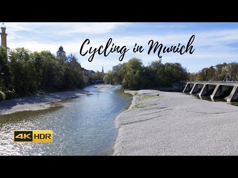[4K HDR] Cycling in Munich from Reichenbachbrücke to Grünwald - Germany ??