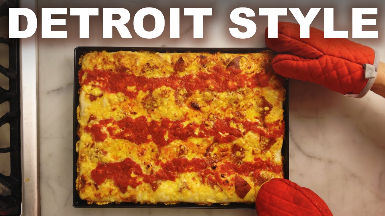 Detroit-style pizza at home