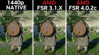 RX 7800 XT - FSR 4.0.2c vs FSR 3.1.x - Test in 7 Games