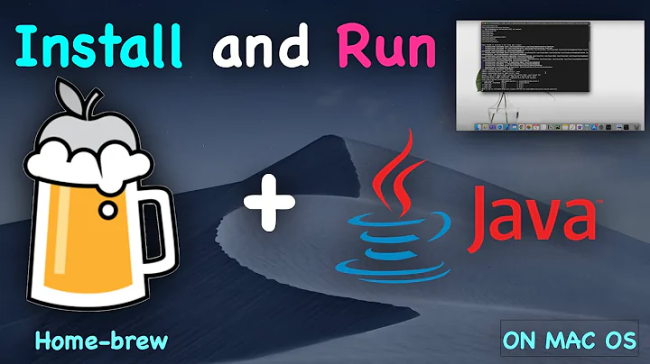 Learn how to install home brew and java using terminal on mac. #Mac #homebrew #java #terminal