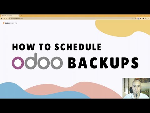 3. How to schedule Odoo backups with Cloudpepper - YouTube