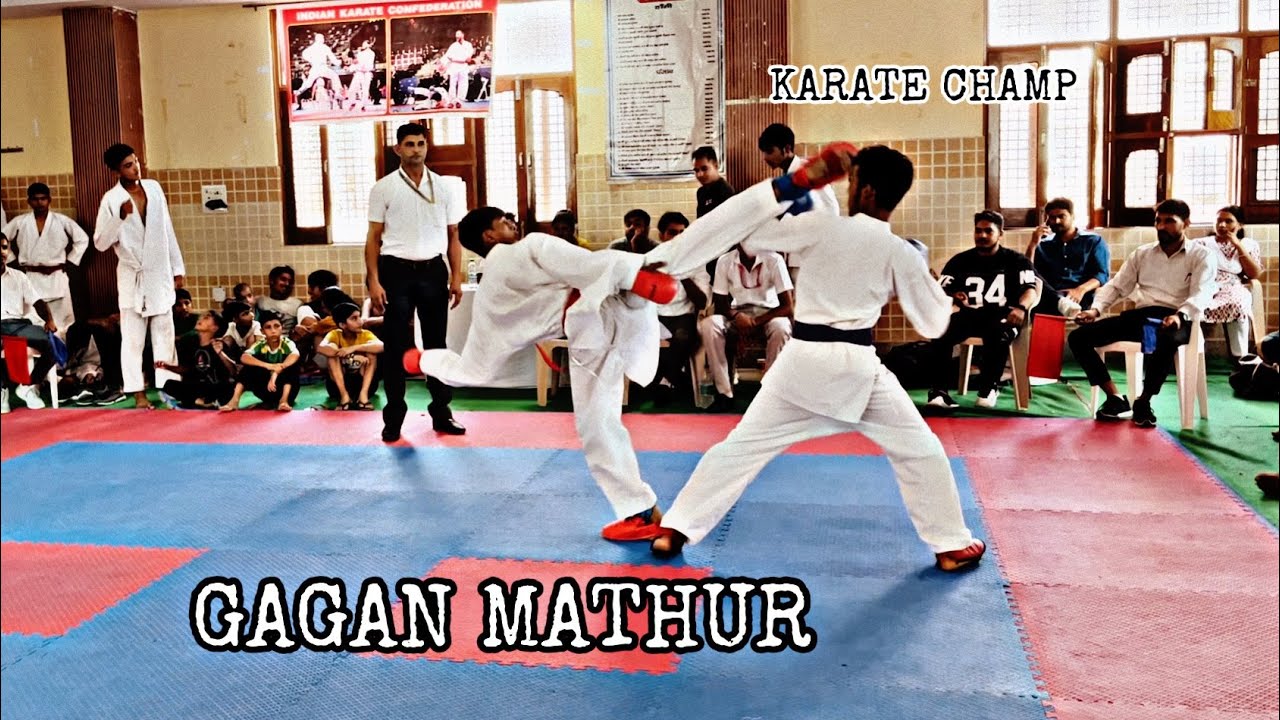 Gagan Mathur Karate Fight | Full video | #karate Champ - YouTube