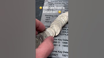 😲RARE Coin Found in Circulation!!! #shorts #rare #coinrollhunting #coincollecting