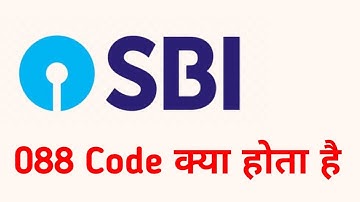 088 Code SBI ATM | 088 Response Code In SBI ATM