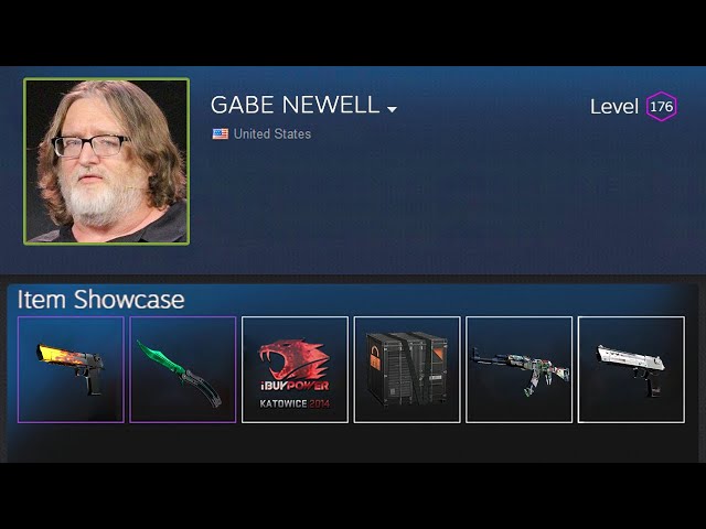 Gabe Newell Steam Profile